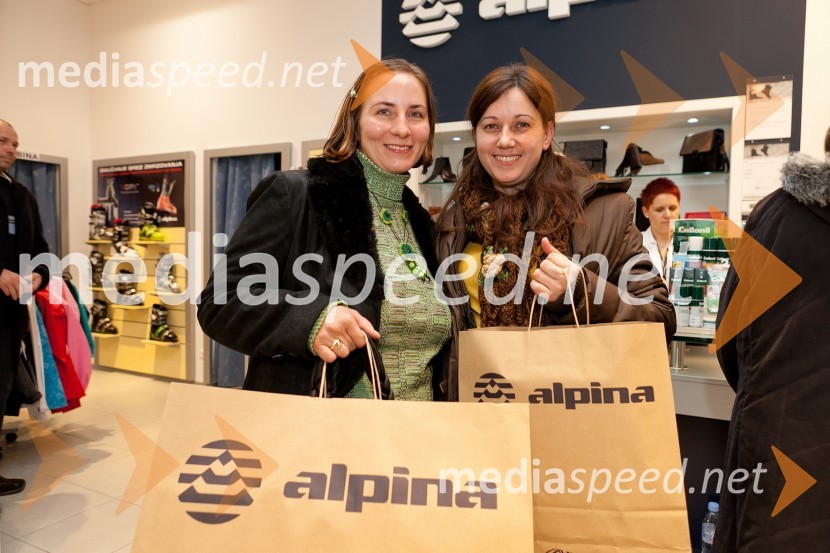 Otvoritev trgovine Alpina, Mercator center Tabor Maribor