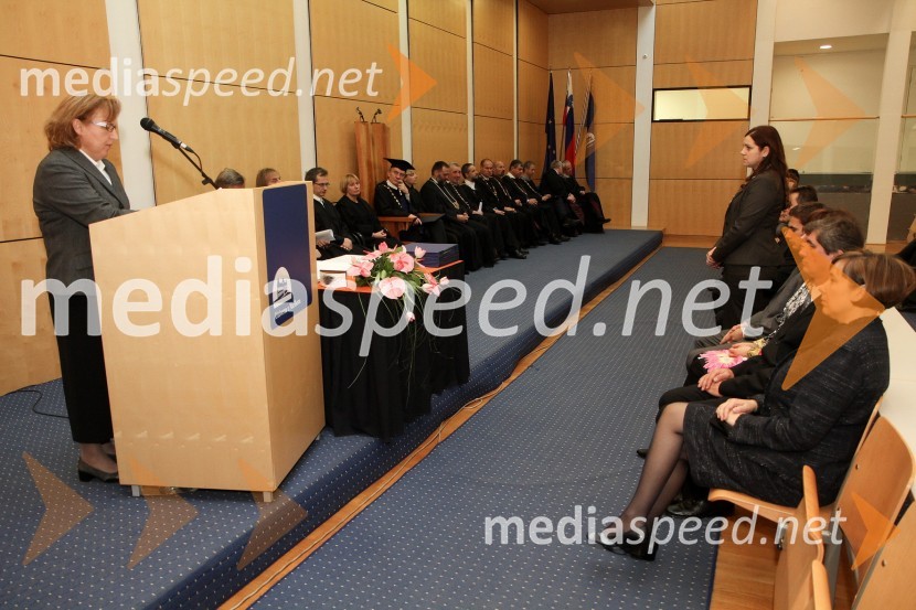 Prof. dr. Martina Bavec, Fakulteta za kmetijstvo in biosistemske vede Univerze v Mariboru in dr. Milojka Fekonja, Fakulteta za kmetijstvo in biosistemske vede Univerze v Mariboru 
Promocija doktorjev znanosti Univerze v Mariboru, december 2011