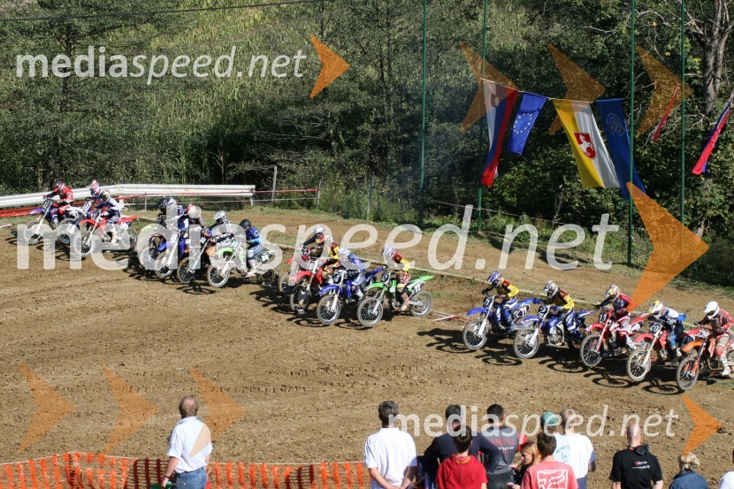 Štart v razredu do 125 ccmMOTOKROS, 7. dirka za DP, Slovenske Konjice