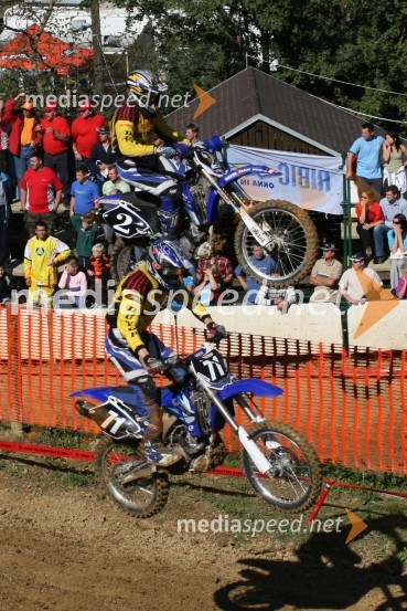 Klemen Gerčar in Matevž Irt (AMD Sitar Dunlop)MOTOKROS, 7. dirka za DP, Slovenske Konjice