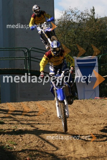 Klemen Gerčar in Matevž Irt (AMD Sitar Dunlop)MOTOKROS, 7. dirka za DP, Slovenske Konjice