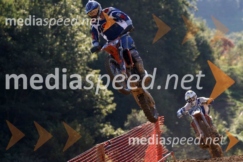 Jure Kavšek (AMD Šentvid) in Rok Bekanovič (Rolum RT)MOTOKROS, 7. dirka za DP, Slovenske Konjice