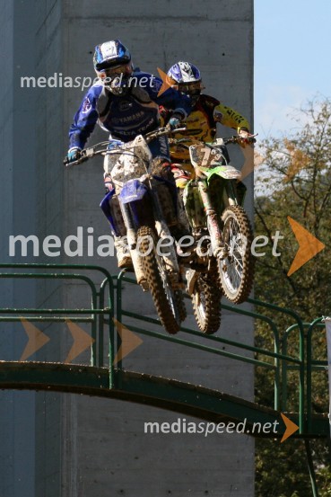 Jure Fortuna (MK Bartog Fortuna) in Jernej Irt (AMD Sitar Dunlop)MOTOKROS, 7. dirka za DP, Slovenske Konjice