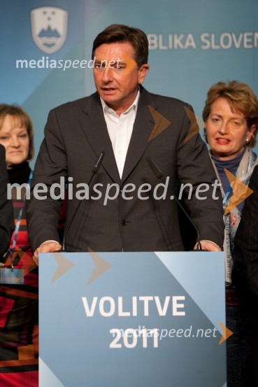 Borut Pahor, SDVolitve 2011 - medijsko središče v Cankarjevem domu