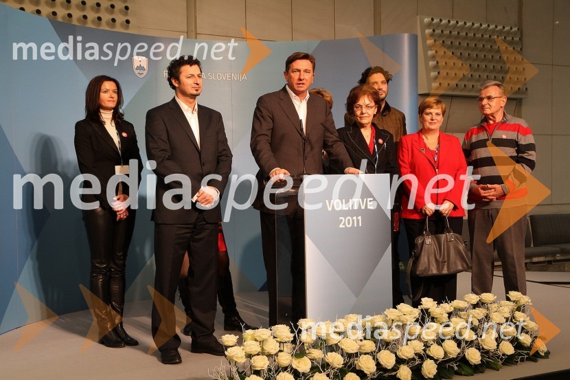 	Borut Pahor, SD in ekipaVolitve 2011 - medijsko središče v Cankarjevem domu