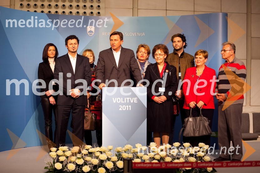 	Borut Pahor, SD in ekipaVolitve 2011 - medijsko središče v Cankarjevem domu