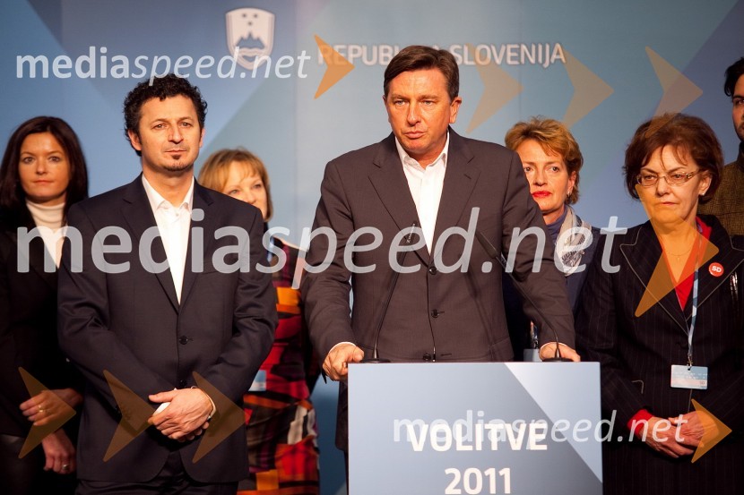 	Borut Pahor, SD in ekipaVolitve 2011 - medijsko središče v Cankarjevem domu