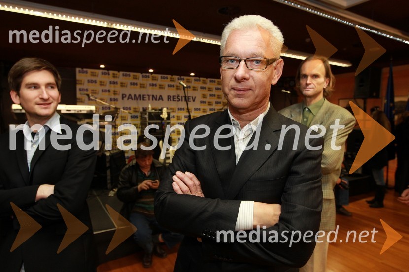 Volitve 2011 - vzdušje v štabu stranke SDS