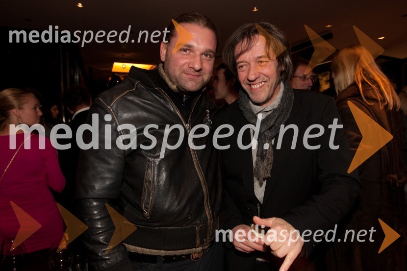 Dejan Nikolič, fotograf in Fulvio Grissoni, fotografOtvoritev prenovljene gostilne AS