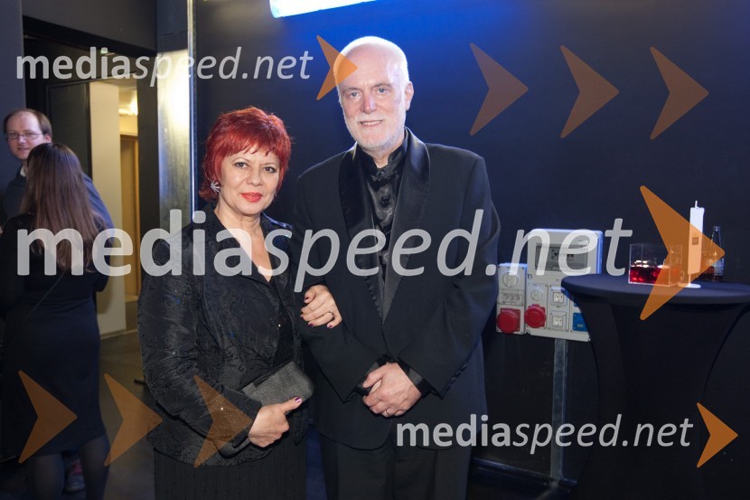 Marko Gorjanc, namestnik ravnatelja SNG Opera in balet Ljubljana in njegova soproga Radomila GorjancZlitje stoletij, slovesnost ob odprtju prenovljene stavbe SNG Opera in balet Ljubljana