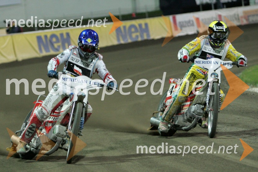 Tomasz Gollob, Poljska in Leigh Adams, AvstralijaSPEEDWAY, SWC Svetovno ekipno prvenstvo v speedwayu 2005, Race off
