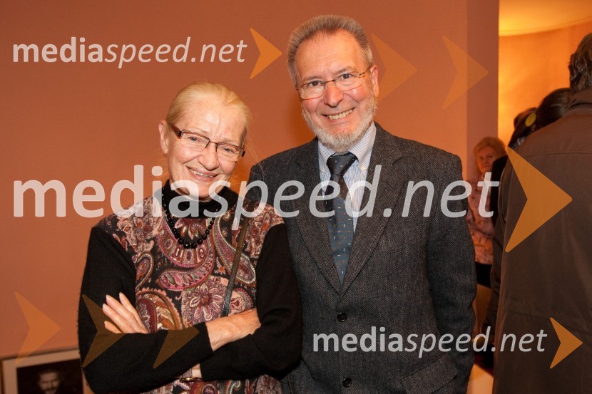 Aleš Jan, nekdanji predsednik upravnega odbora Prešernovega sklada in redni profesor za področje radijske igre in režije in soproga Barbara BerceLimonada Slovenica, premiera v Prešernovem gledališču Kranj