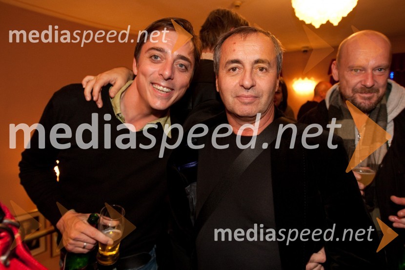 Igor Štamulak, igralec in Vladimir Koželj, arhitektLimonada Slovenica, premiera v Prešernovem gledališču Kranj