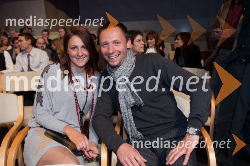 Alenka Bikar, nekdanja atletinja in življenski sopotnik MarjanŠportnik leta 2011
