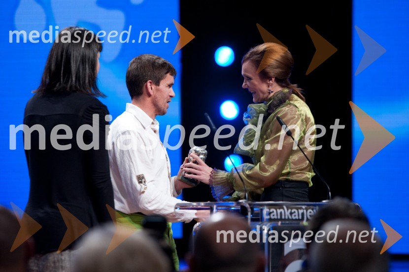 Davo Karničar, alpinist in Petra Majdič, nekdanja tekačica na smučehŠportnik leta 2011