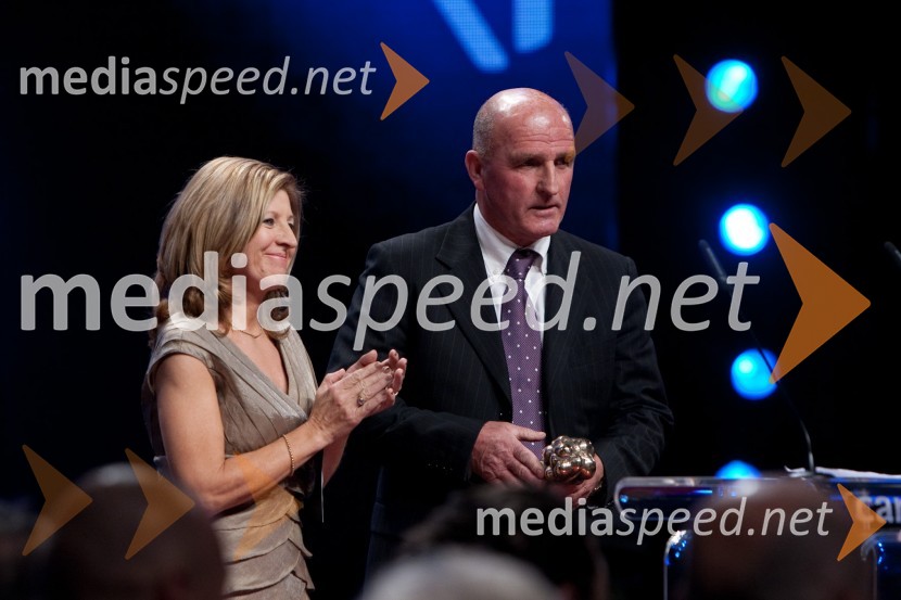 Mima Jaušovec, nekdanja tenisačica in Franc Oblak, nekdanji nogometašŠportnik leta 2011