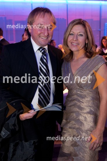 Bojan Križaj, nekdanji smučar in Mima Jaušovec, nekdanja tenisačicaŠportnik leta 2011