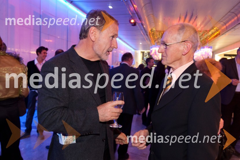 Viki Grošelj, alpinist in Miro Cerar, nekdanji gimnastičar in predsednik Olimpijske akademije ter ambasador za fair playŠportnik leta 2011