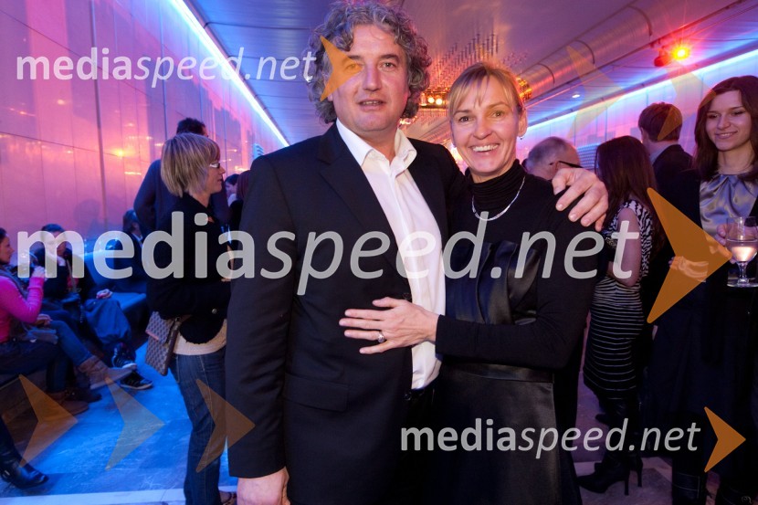 Brigita Bukovec, nekdanja atletinja in življenjski sopotnik Željko PavlicaŠportnik leta 2011