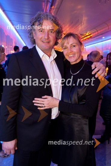 Brigita Bukovec, nekdanja atletinja in življenjski sopotnik Željko PavlicaŠportnik leta 2011