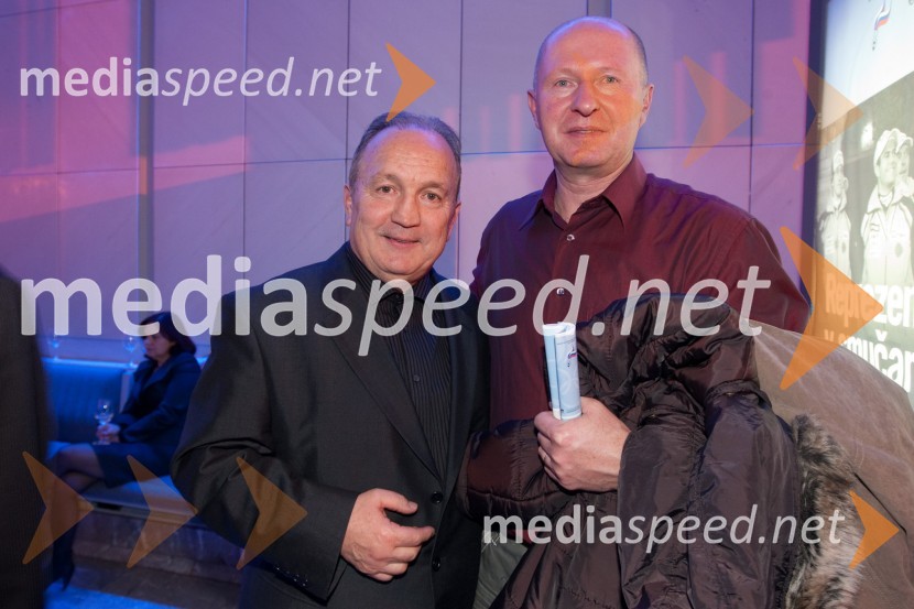 Srečko Čož in Matjaž Debelak, nekdanji smučarski skakalecŠportnik leta 2011