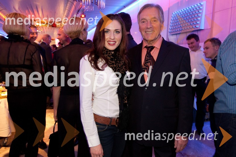 Maja Martina Merljak, voditeljica, igralka in Mito Trefalt, voditeljŠportnik leta 2011