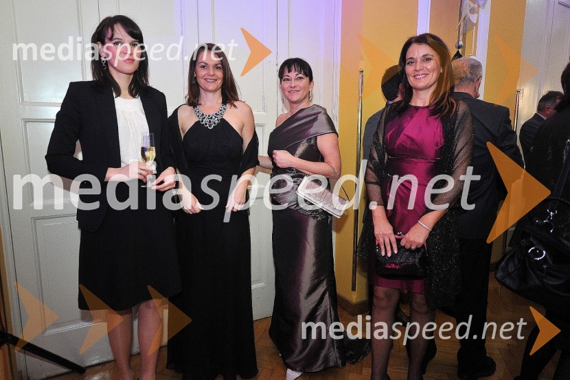 Tina Kramer, direktorica občinske uprave Mestne občine Celje, Katarina Karlovšek, Urša Drugovič, mestna svetnica Mestne občine Celje in Milena Čeko Pungartnik, direktorica Zavoda Celeia CeljeTradicionalni novoletni sprejem celjskega župana