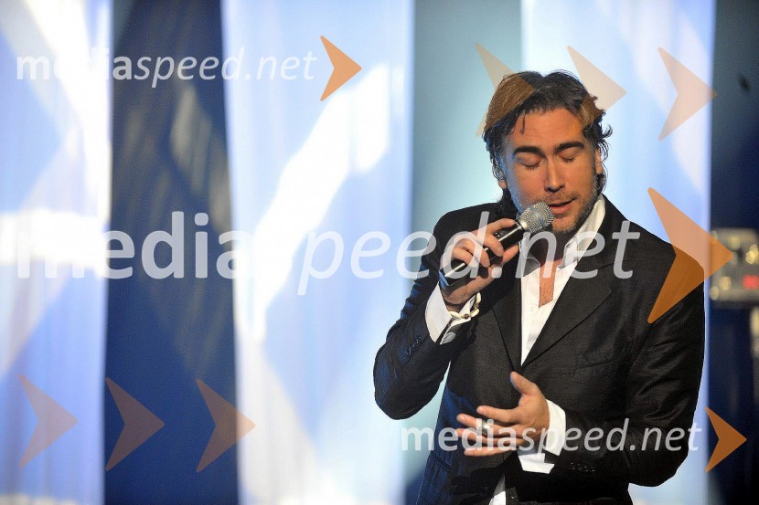 Jan Plestenjak, pevecTradicionalni novoletni sprejem celjskega župana