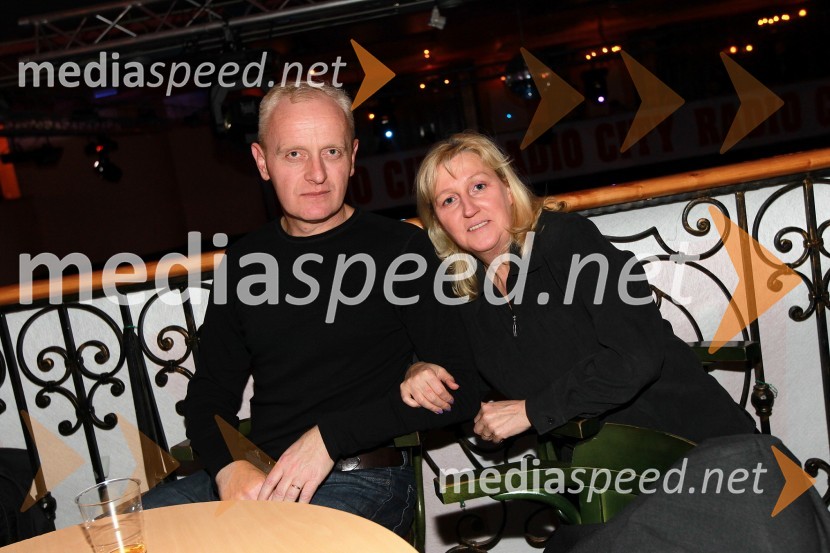 Danilo Burnač, direktor podjetja Mariborski Vodovod in soproga MarijaTradicionalni božični koncert Bajaga i Instruktori