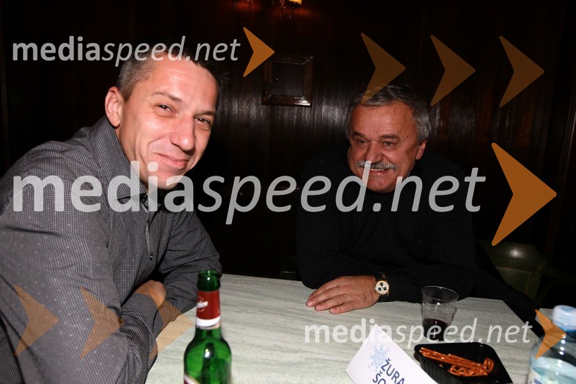 Drago Žura, direktor Šoum in predsednik Sveta stranke SMS/Zeleni Evrope in Marjan Krajnc, direktor Študentskega servisa MariborTradicionalni božični koncert Bajaga i Instruktori