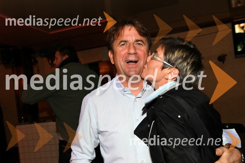 Bojan Gerič in soproga Tjaša GeričTradicionalni božični koncert Bajaga i Instruktori