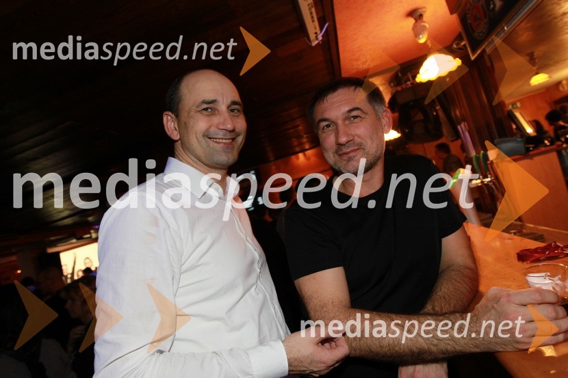 Matjaž Kovačič, predsednik uprave NKBM in Miro Primorac, direktor in solastnik Turistične agencije SončekTradicionalni božični koncert Bajaga i Instruktori