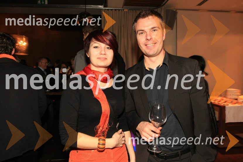 Andreja Novak, marketing Radgonske gorice in Sandi Brumen, vodja marketinga Radgonske goriceMediaspeed 10 let, zabava ob obletnici