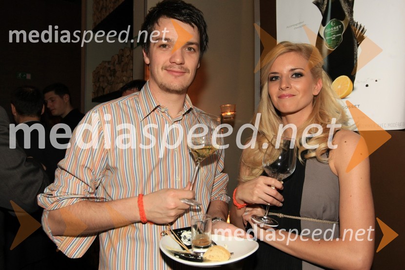 Mitja Šeško ter punca Tjaša NedelkoMediaspeed 10 let, zabava ob obletnici