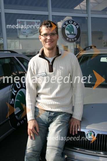 Marcel Rodman, hokejistPredaja avtomobilov Škoda hokejistom Acroni Jesenice