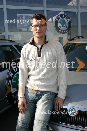 Marcel Rodman, hokejistPredaja avtomobilov Škoda hokejistom Acroni Jesenice