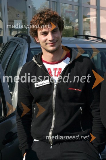 Gregor Polončič, hokejistPredaja avtomobilov Škoda hokejistom Acroni Jesenice