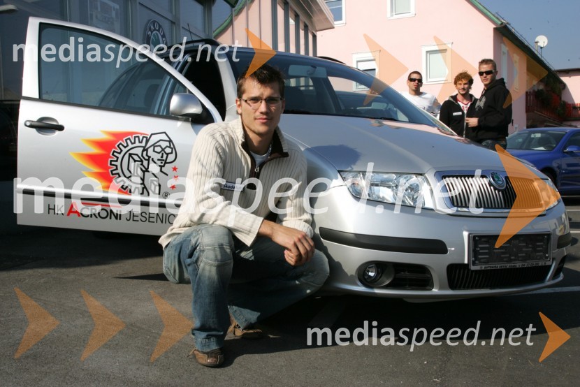 Marcel Rodman, hokejistPredaja avtomobilov Škoda hokejistom Acroni Jesenice