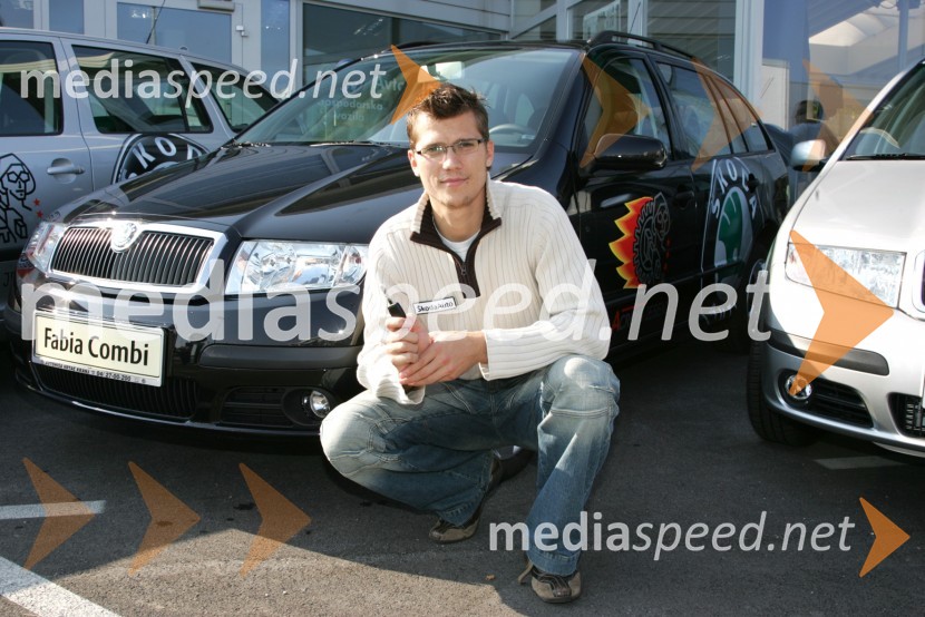 Marcel Rodman, hokejistPredaja avtomobilov Škoda hokejistom Acroni Jesenice