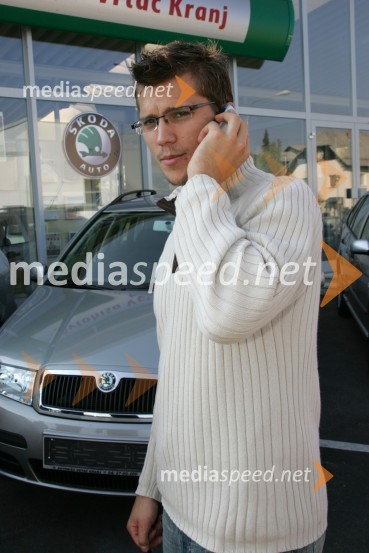 Marcel Rodman, hokejistPredaja avtomobilov Škoda hokejistom Acroni Jesenice