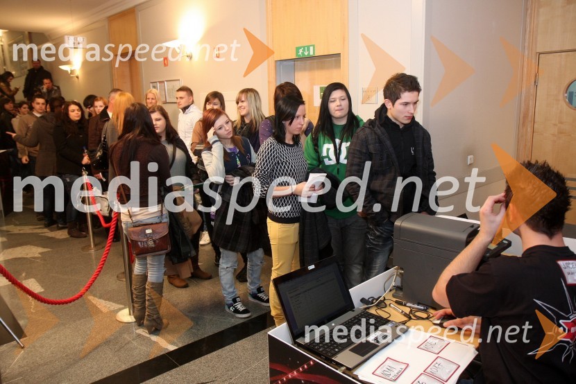 Udeleženci avdicijeX Factor, predizbor v Mariboru