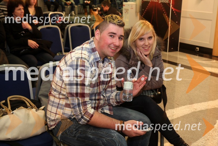 Gregor, ueleženec avdicije s spremljevalkoX Factor, predizbor v Mariboru