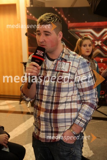 Gregor, udeleženec avdicijeX Factor, predizbor v Mariboru