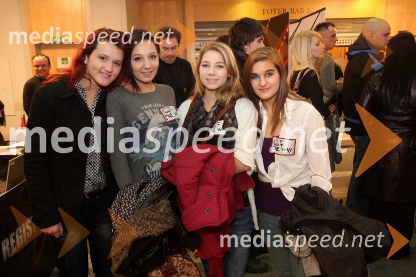 Skupina One way, udeleženke avdicijeX Factor, predizbor v Mariboru