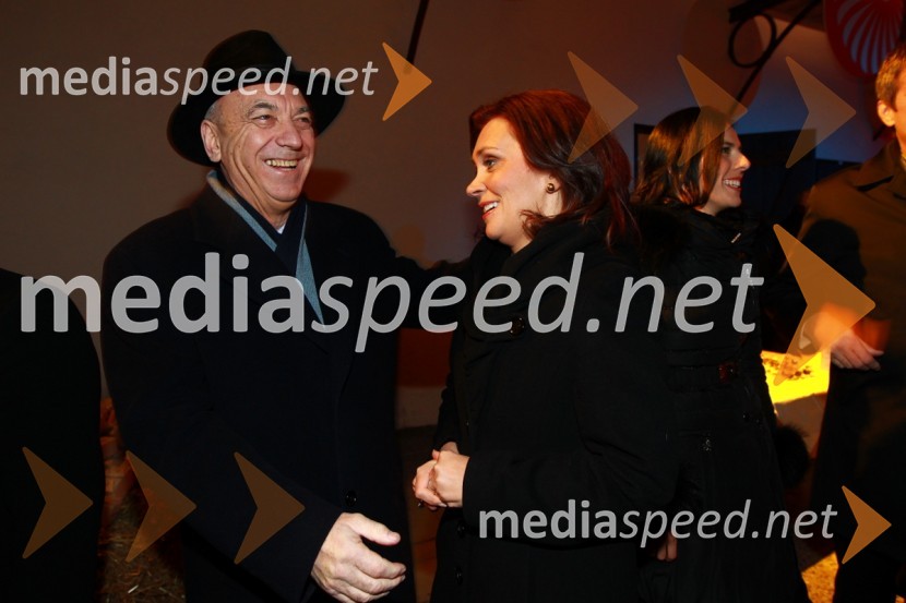 Janez Ujčič, podžupan MOM in Suzana Žilić Fišer, generalna direktorica zavoda MARIBOR 2012EPK Maribor 2012: Sprejem Franca Kanglerja