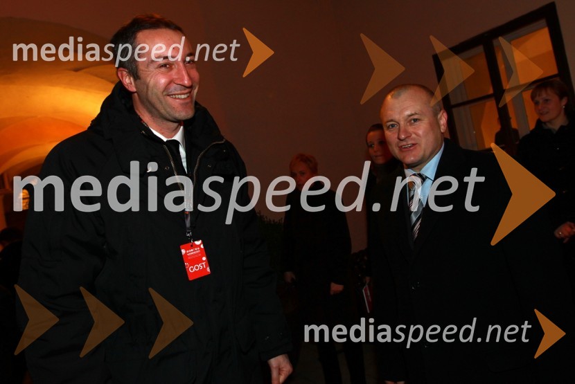 Igor Pavličić, župan Novega Sada in Franc Kangler, župan Mestne občine MariborEPK Maribor 2012: Sprejem Franca Kanglerja