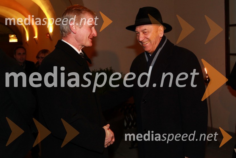 Ljubo Germič, politik in Janez Ujčič, podžupan MOMEPK Maribor 2012: Sprejem Franca Kanglerja