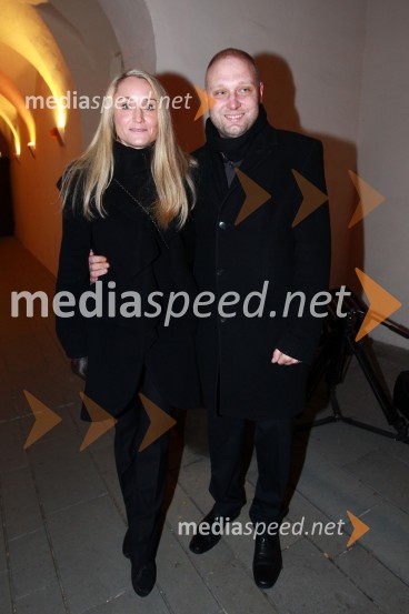 Maja Čepin Čander ter Mitja Čander, programski direktor javnega zavoda EPK Maribor 2012EPK Maribor 2012: Sprejem Franca Kanglerja