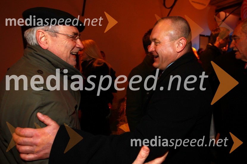 Ivo Vajgl, politik in Franc Kangler, župan Mestne občine MariborEPK Maribor 2012: Sprejem Franca Kanglerja