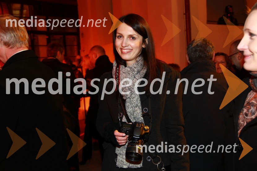 Tatjana Štelcer, tiskovna predstavnica Mestne občine MariborEPK Maribor 2012: Sprejem Franca Kanglerja